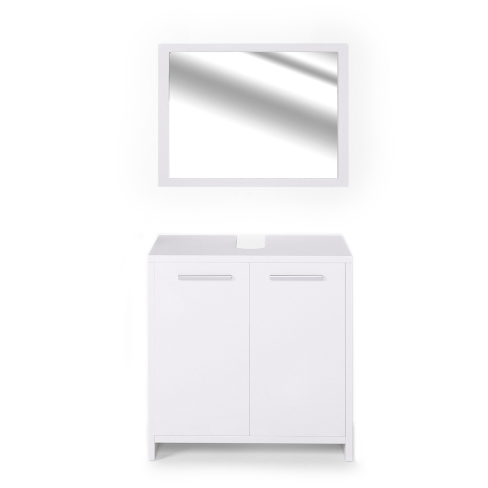 Vicco Set mobili bagno Bianco 2 parti