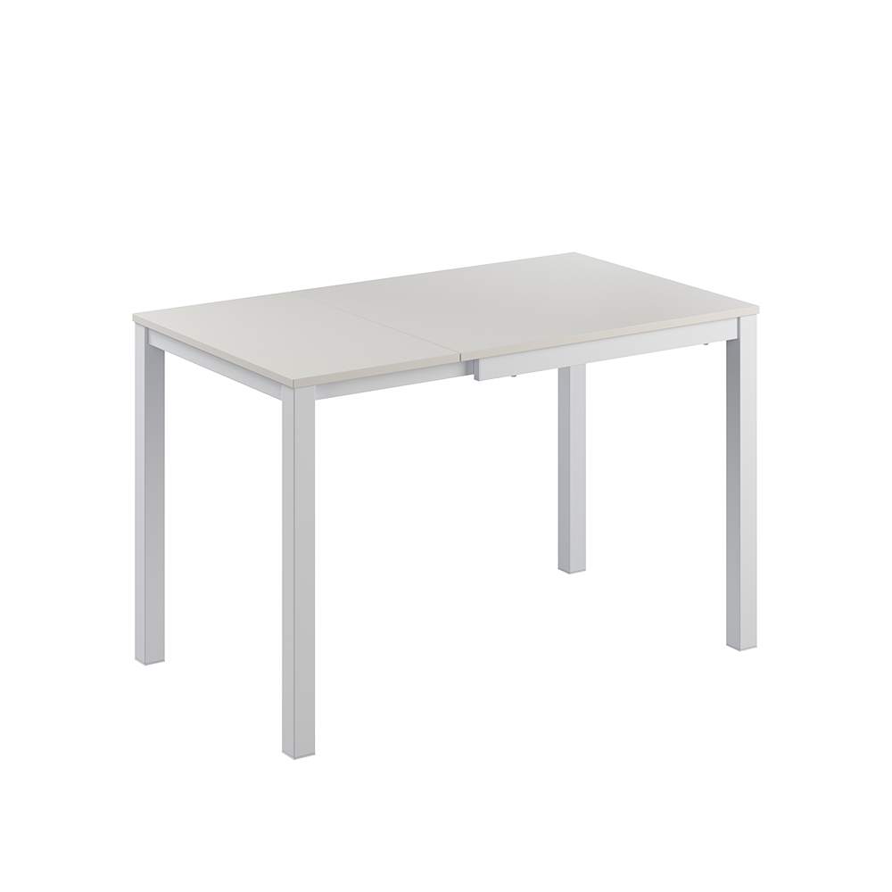 Vicco Tavolo da pranzo Bianco 120 x 70 cm Estensibile